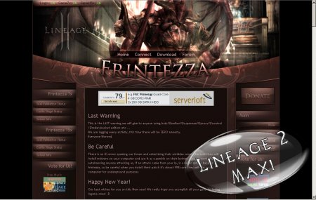 Дизайн сайта "Frintezza"