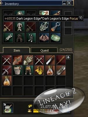 Dark legion edge duals with SA